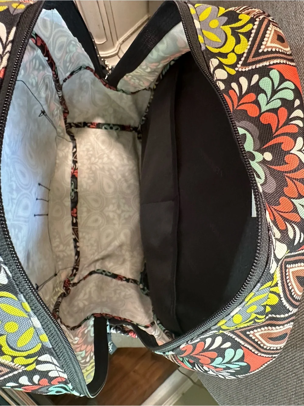 Like New Vera Bradley Sierra Floral Paisley Backpack